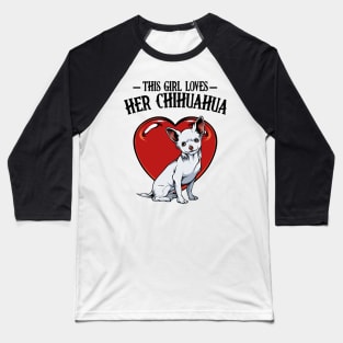 Chihuahua Dog Baseball T-Shirt